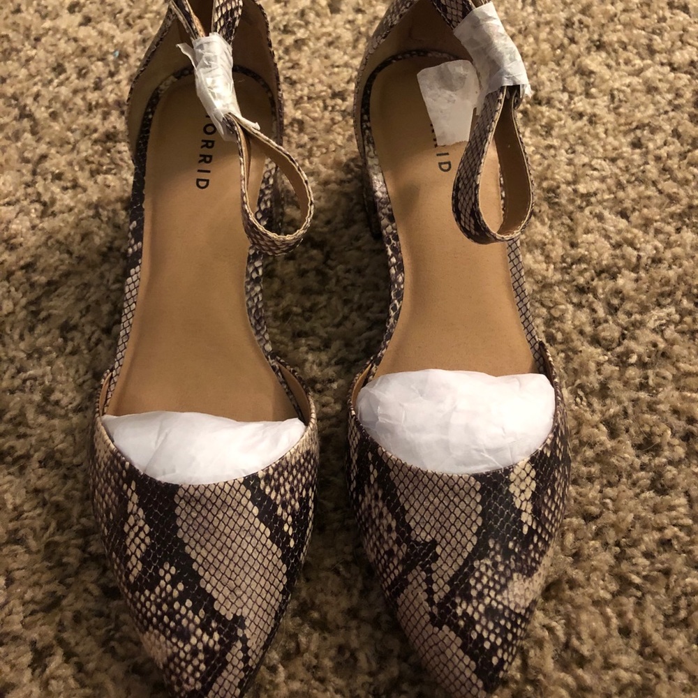 Torrid Snakeskin Heels
